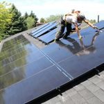 Solar energy panels instllation
